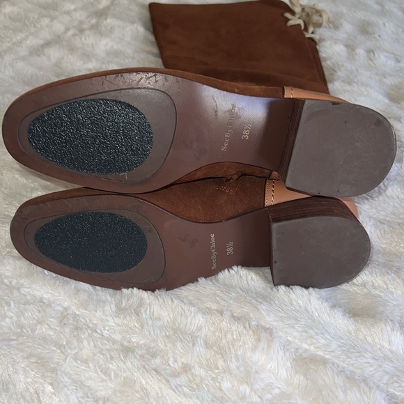 See by Chloe Lara Two-tone Leather Riding Boots - Picture 9 of 11